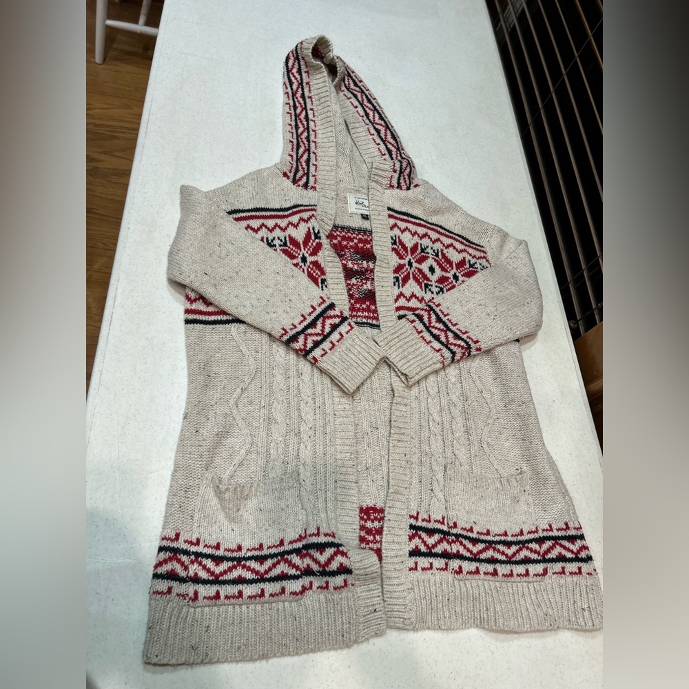 (XS) Cotton On Knit Wear Christmas/Winter Acrylic Cardigan Sweater